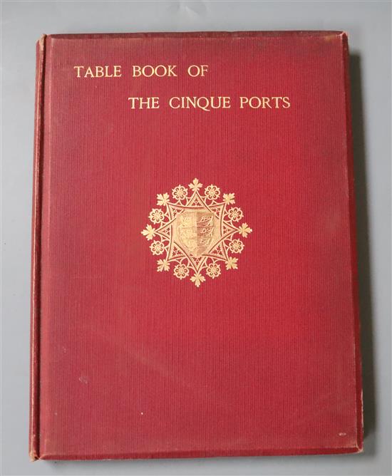 CINQUE-PORTS: Walker, Henry Bachelor - The Index of the Great White Book and the Black Book of the Cinque Ports, qto,